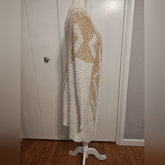 Indigo Rose Long Cardigan Style Sweater - Large - Picture 4 of 7